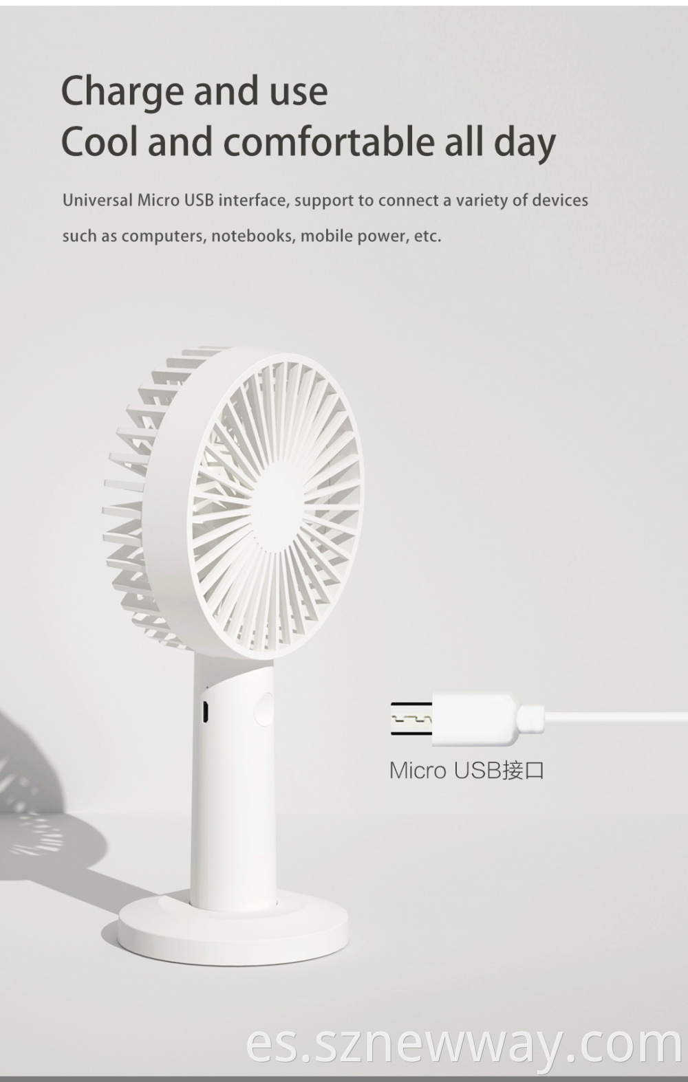 Qualitell Rechargeable Fan